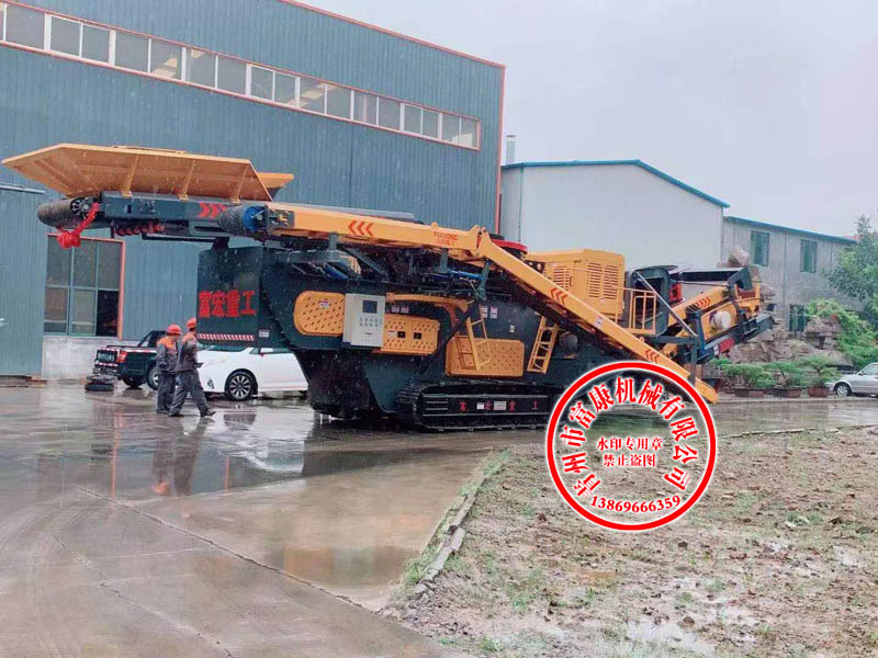 移動碎石機(jī)廠家成品率高 有電機(jī)動力、柴油動力兩款配置，滿足你的不同需求